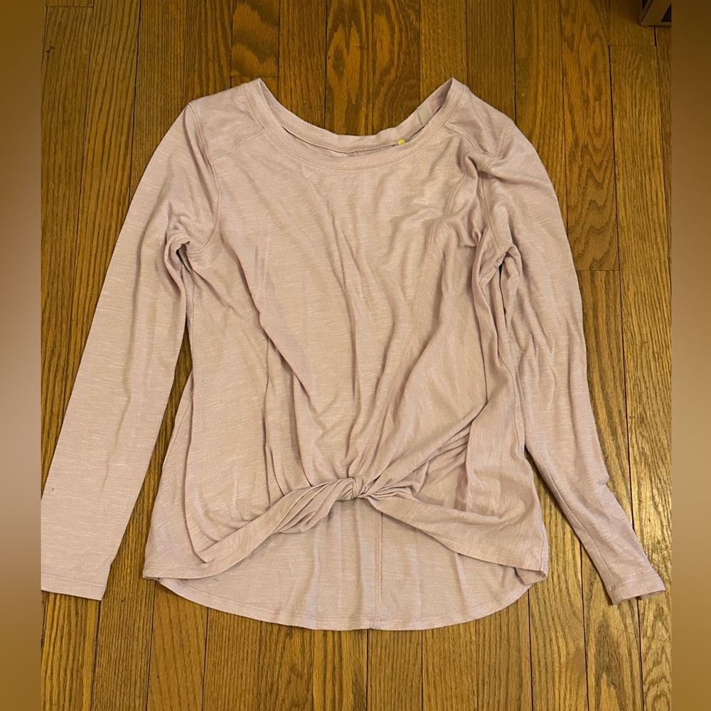 Women's Pink Long Sleeve Top small